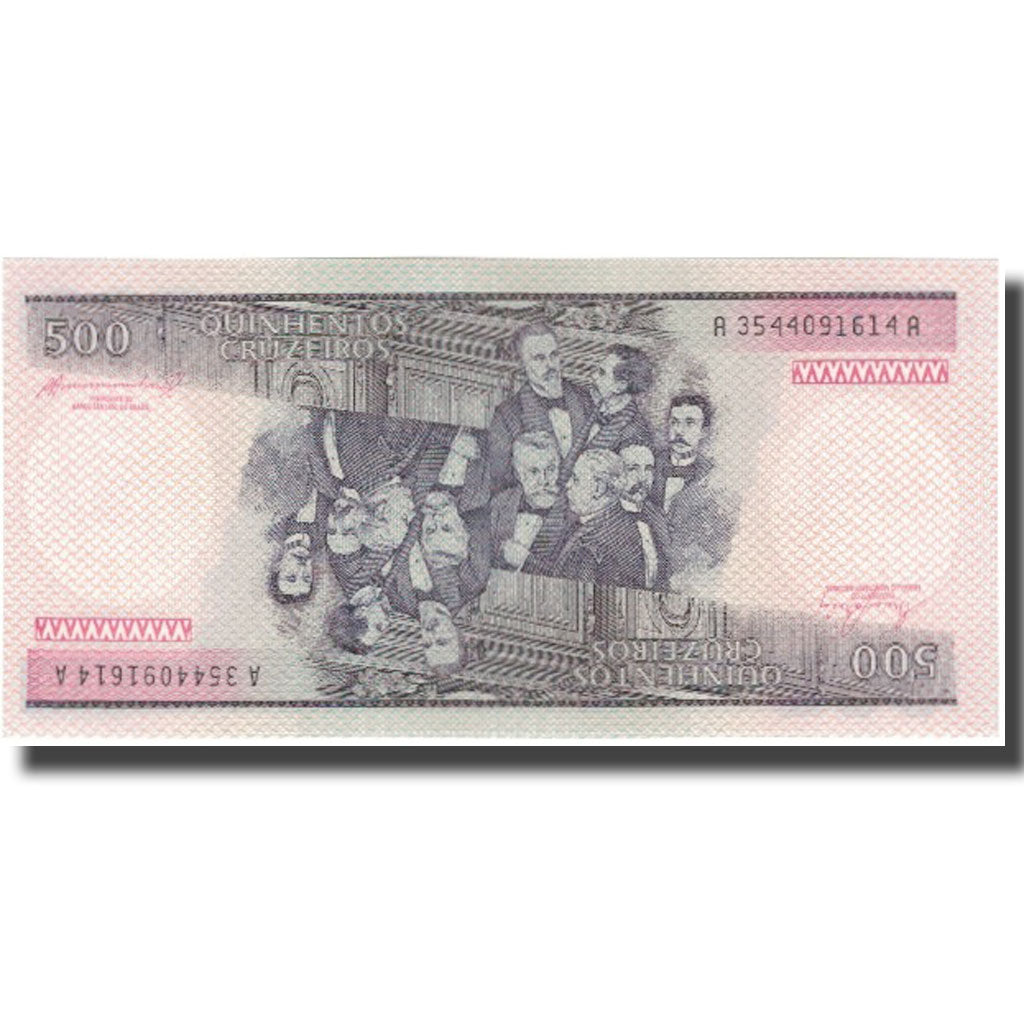 Banknote, Brazil, 500 Cruzeiros, Undated (1981-85), KM:200b, UNC(64)