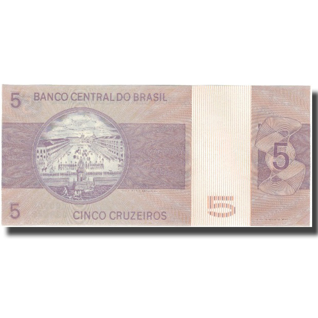 Banknote, Brazil, 5 Cruzeiros, UNDATED (1970-80), KM:192b, UNC(64)