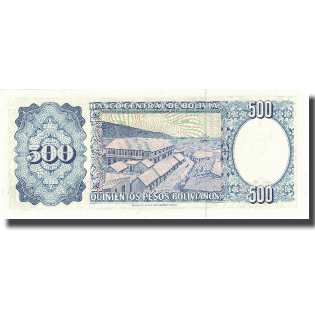 Banknote, Bolivia, 500 Pesos Bolivianos, 1981, 1981-06-01, KM:166a, UNC(64)