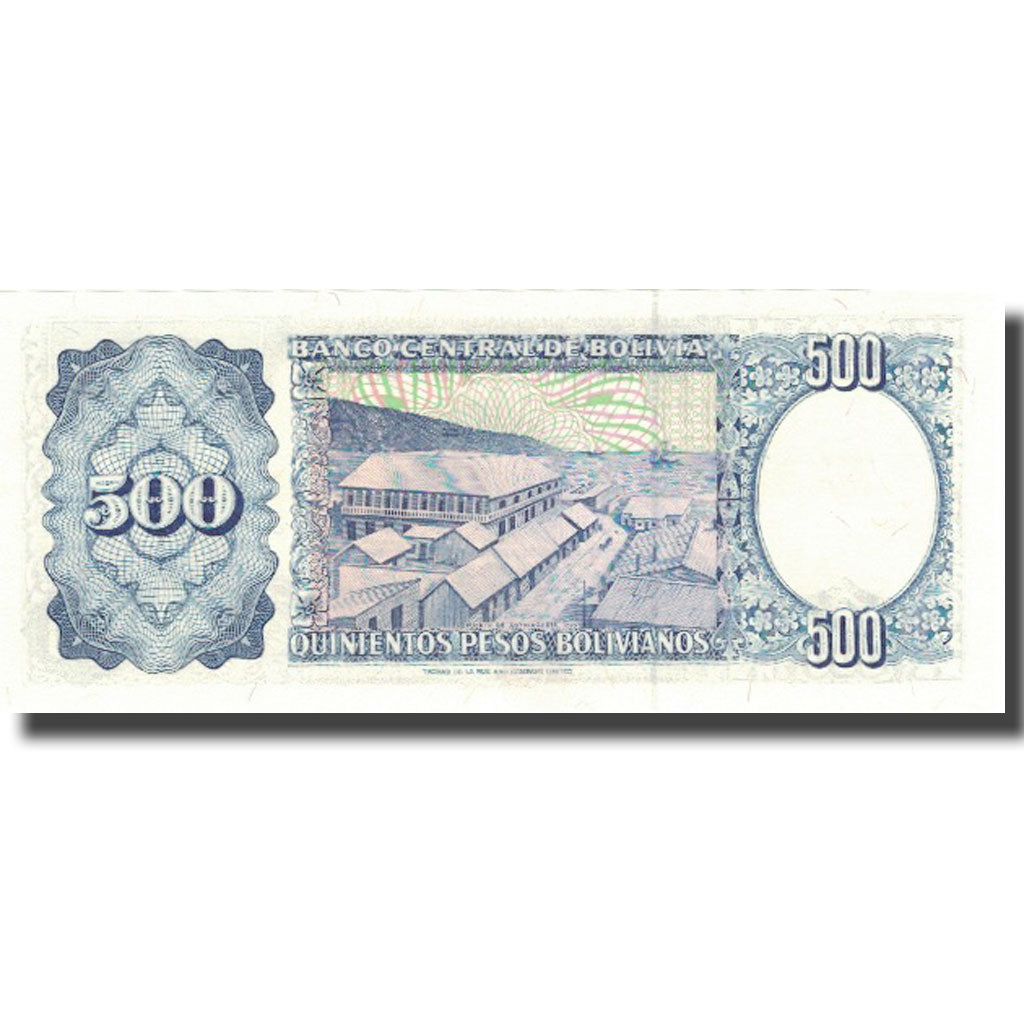 Nota, Bolívia, 500 Pesos Bolivianos, 1981, 1981-06-01, KM:166a, UNC(64)