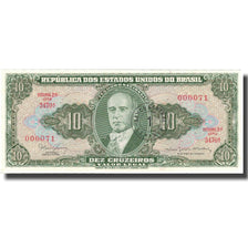 Banknote, Brazil, 1 Centavo on 10 Cruzeiros, Undated (1966-1967), KM:183b