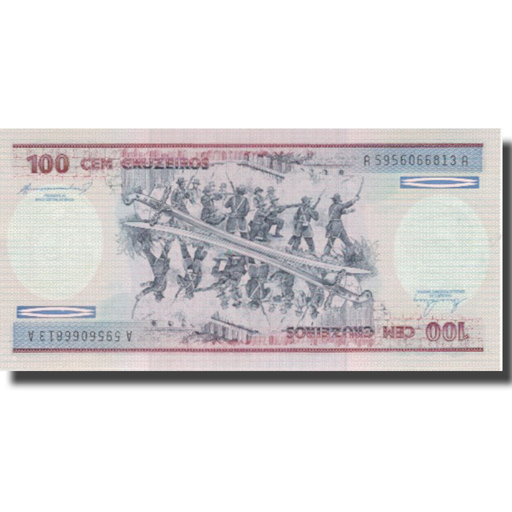 Banknote, Brazil, 100 Cruzeiros, Undated (1981-84), KM:198a, UNC(64)