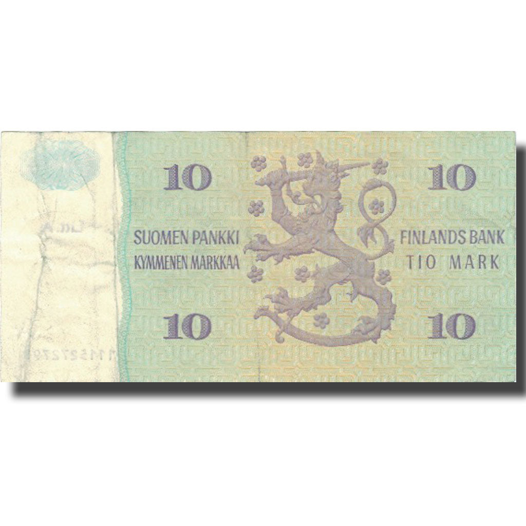 Billet, Finlande, 10 Markkaa, 1980, 1980, KM:104a, TTB