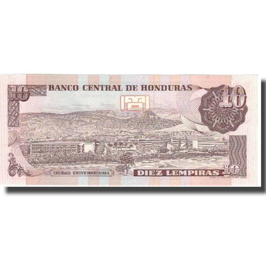Banconote, Honduras, 10 Lempiras, 1989, 1989-09-21, KM:70a, FDS