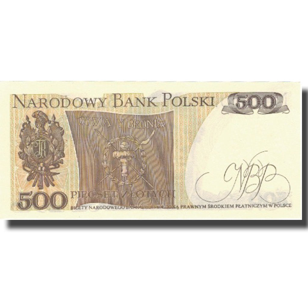 Geldschein, Polen, 500 Zlotych, 1982, 1982-06-01, KM:145d, VZ+