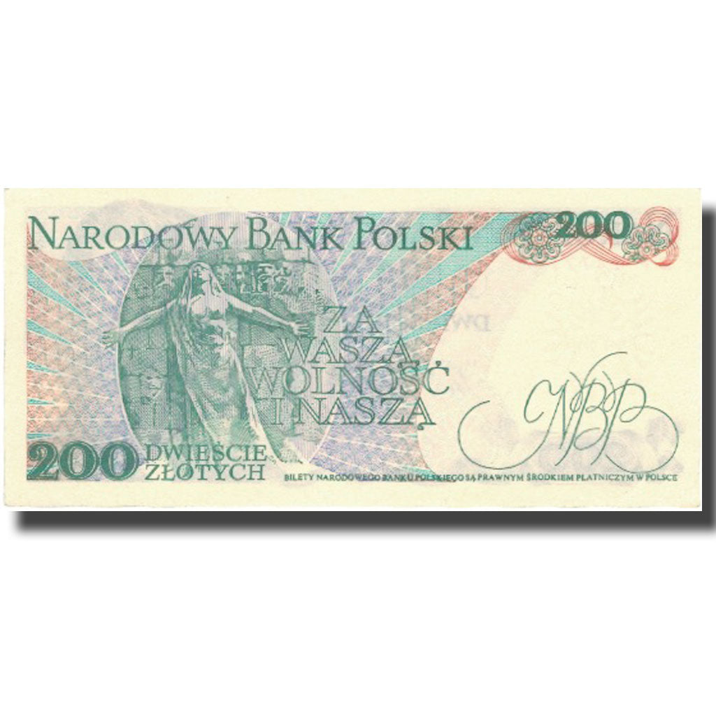 Banknote, Poland, 200 Zlotych, 1986, 1982-06-01, KM:144c, UNC(65-70)