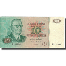 Banknote, Finland, 10 Markkaa, 1980, 1980, KM:100a, VF(20-25)