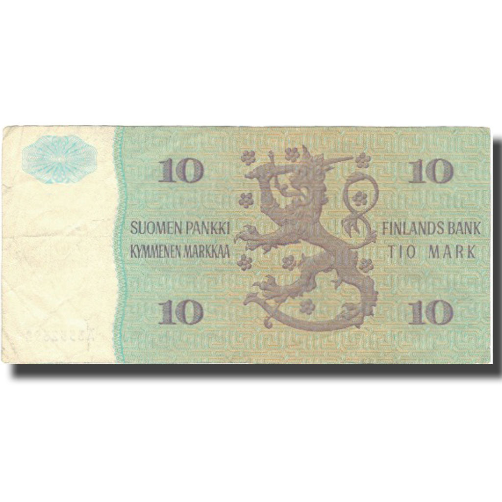 Banknote, Finland, 10 Markkaa, 1980, 1980, KM:100a, VF(20-25)