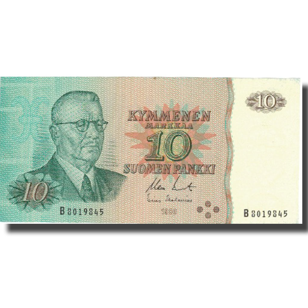 Banknote, Finland, 10 Markkaa, 1963, 1963, KM:100a, AU(55-58)