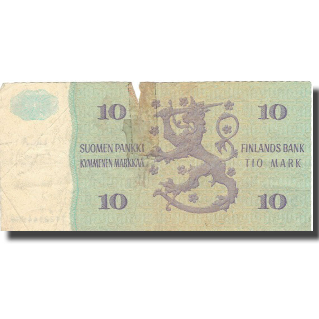 Banknote, Finland, 10 Markkaa, 1980, 1980, KM:112a, VF(20-25)