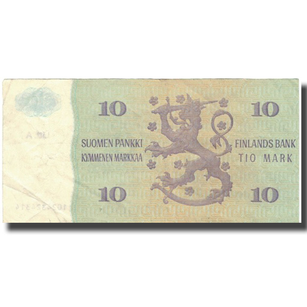 Banknote, Finland, 10 Markkaa, 1980, 1980, KM:104a, EF(40-45)