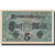 Geldschein, Deutschland, 5 Mark, 1917, 1917-08-01, KM:56b, UNZ-