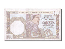 Banknote, Serbia, 500 Dinara, 1941, 1941-11-01, EF(40-45)