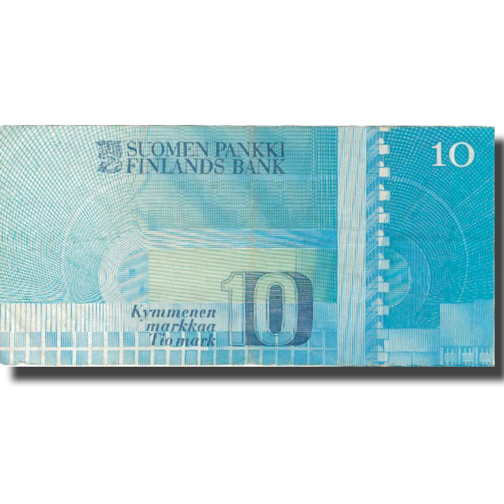 Banknot, Finlandia, 10 Markkaa, 1986, 1986, KM:113a, F(12-15)