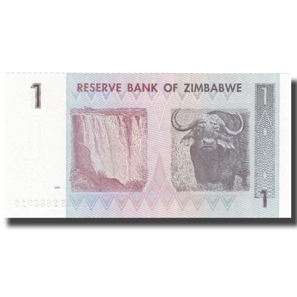 Banknote, Zimbabwe, 1 Dollar, 2007, 2007, KM:65, UNC(64)