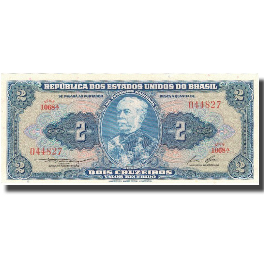 Nota, Brasil, 2 Cruzeiros, Undated (1956-58), KM:157Ac, UNC(65-70)