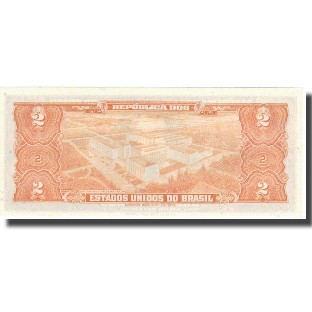 Nota, Brasil, 2 Cruzeiros, Undated (1956-58), KM:157Ac, UNC(65-70)