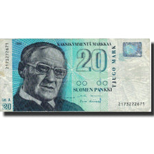 Banknote, Finland, 20 Markkaa, 1993, 1993, KM:123, VF(20-25)