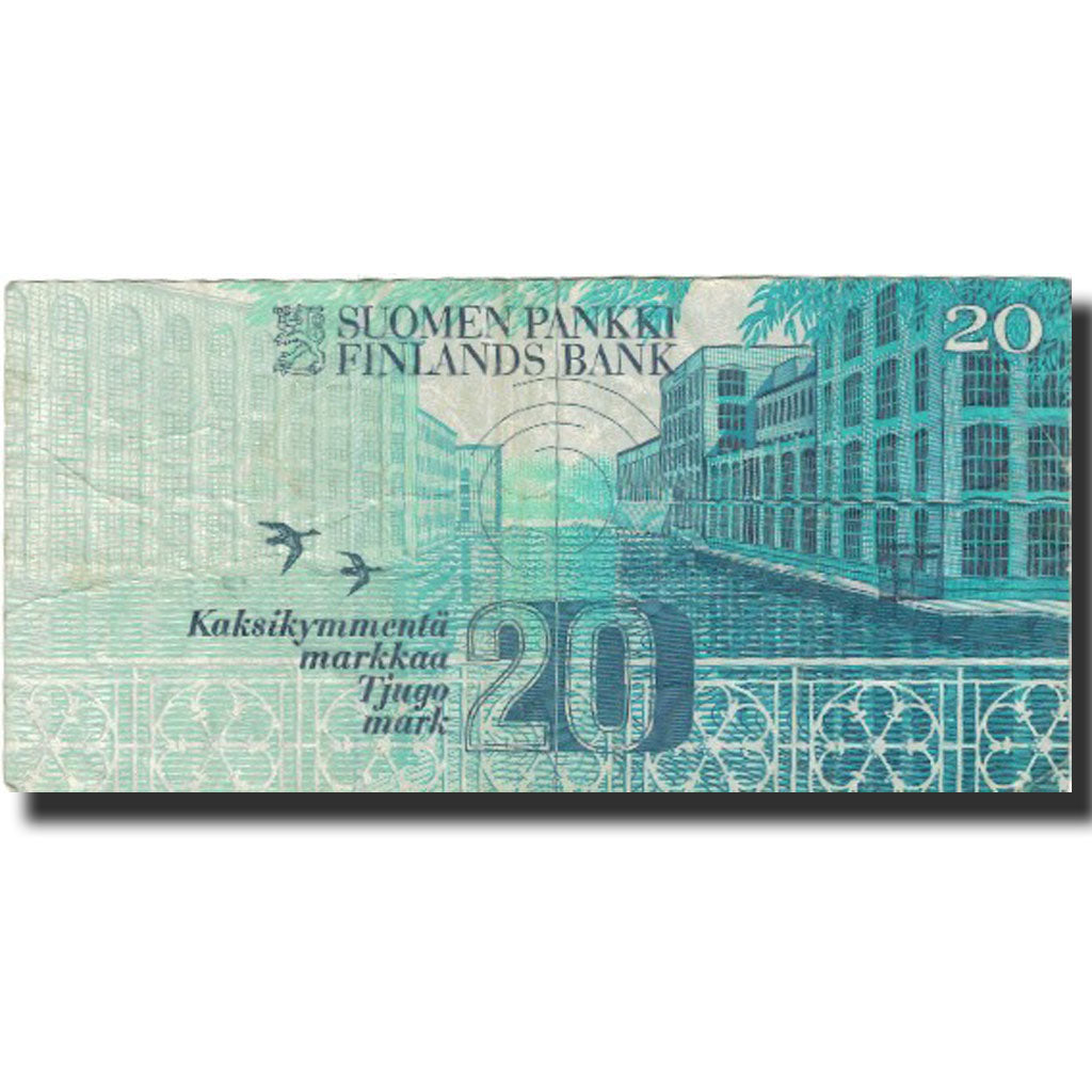 Banknote, Finland, 20 Markkaa, 1993, 1993, KM:123, VF(20-25)