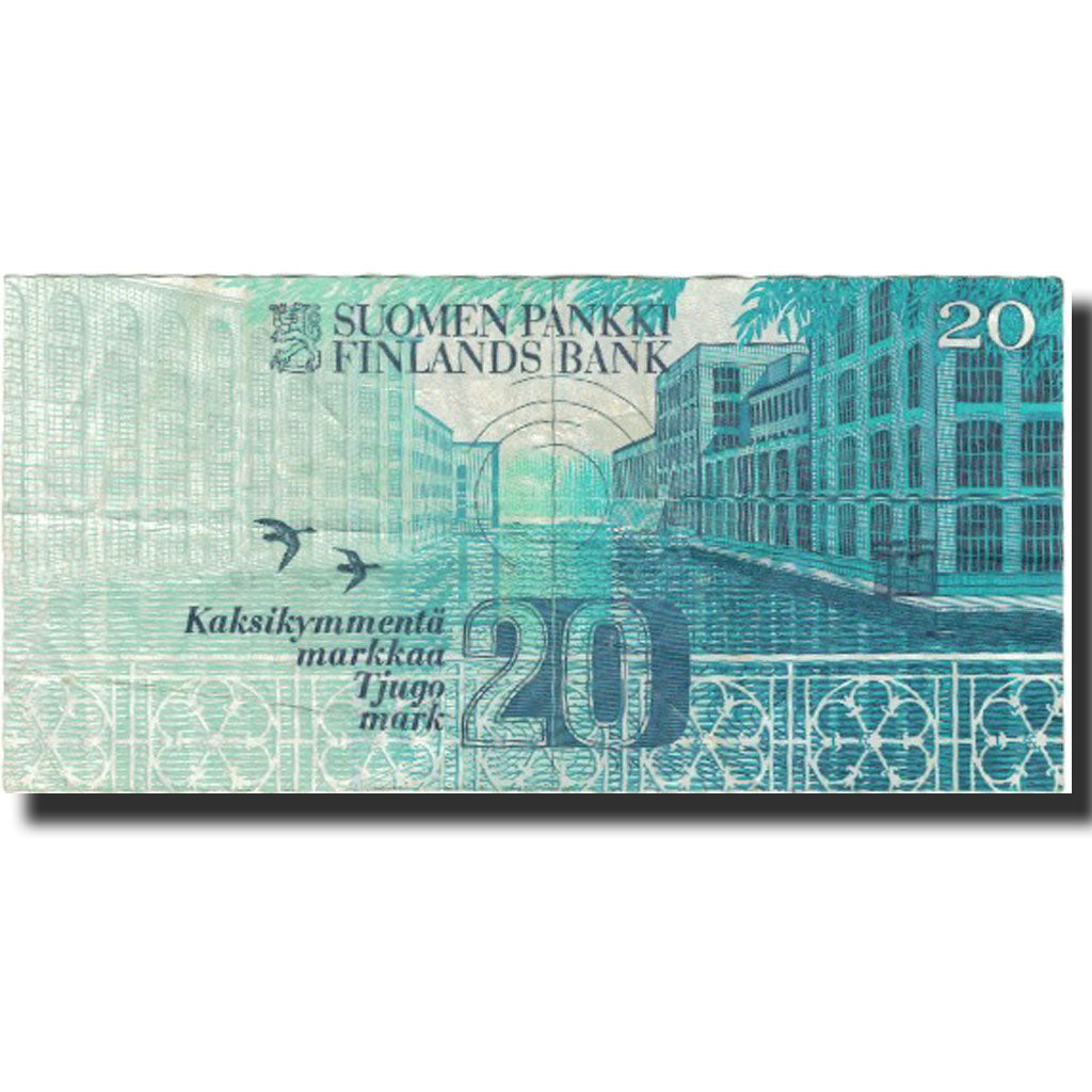 Banknote, Finland, 20 Markkaa, 1993, 1993, KM:123, VF(20-25)