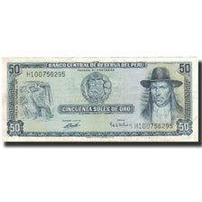 Geldschein, Peru, 50 Soles De Oro, 1971, 1971-09-09, KM:101b, VZ