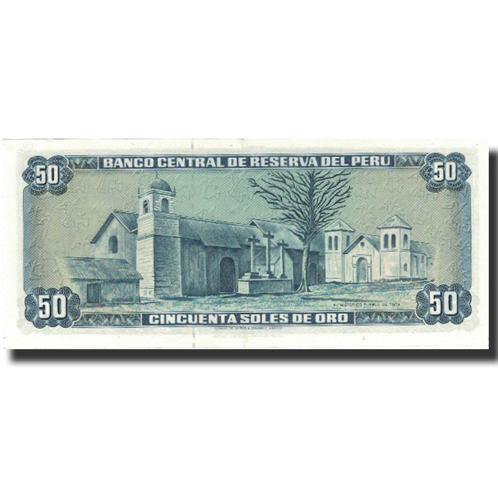Billete, 50 Soles De Oro, 1971, Perú, 1971-09-09, KM:101b, EBC