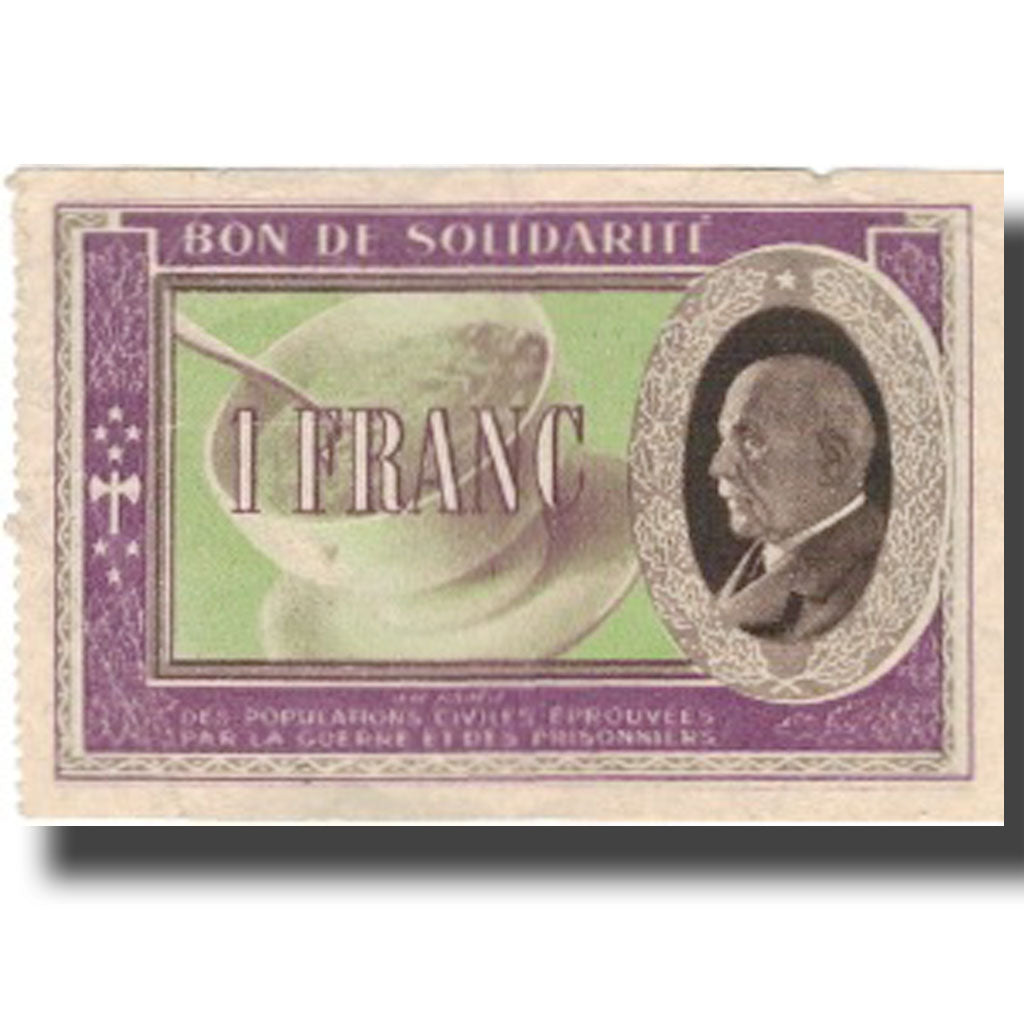 Frankreich, Secours National, 1 Franc, SS