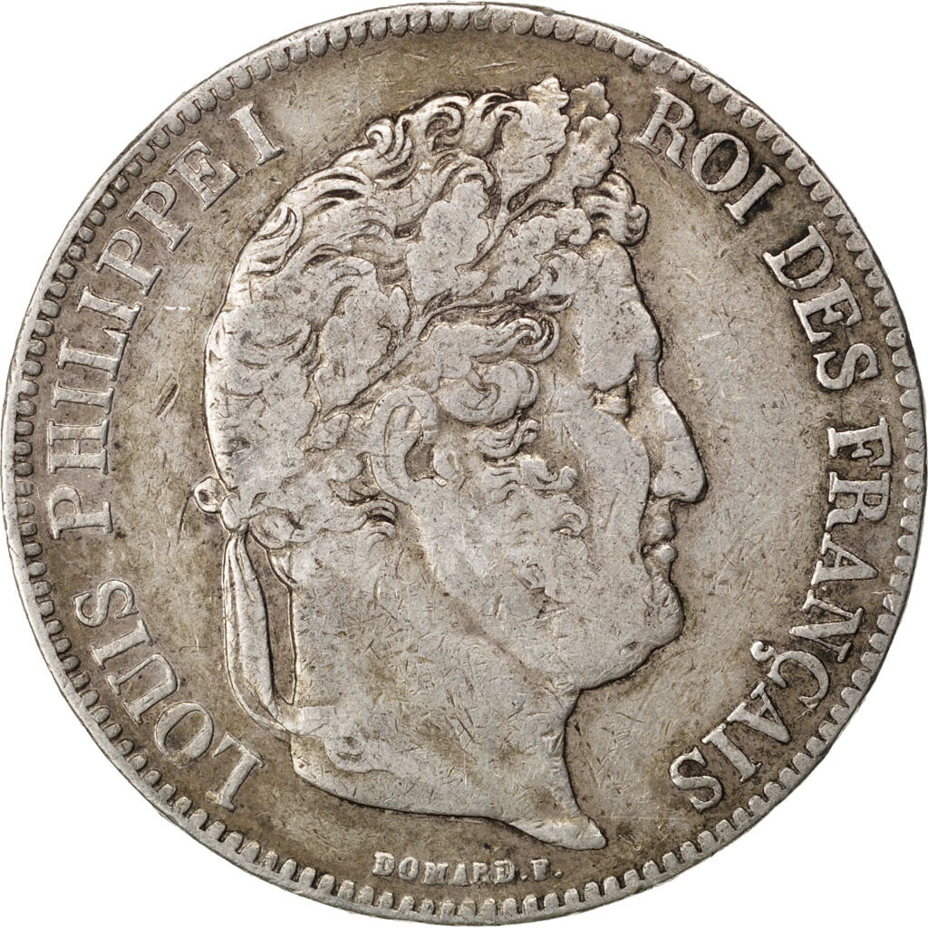 Munten, Frankrijk, Louis-Philippe, 5 Francs, 1834, Toulouse, ZF, Zilver