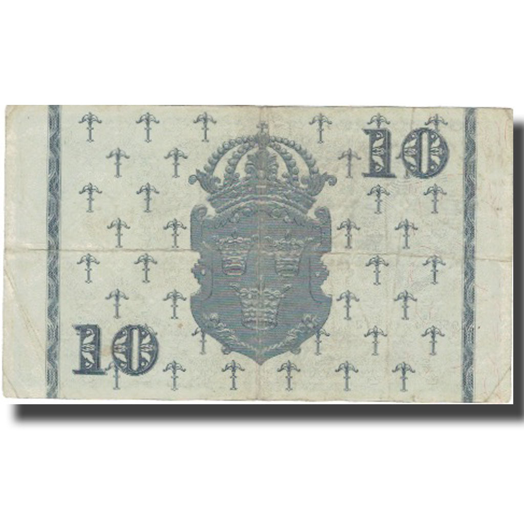 Banknote, Sweden, 10 Kronor, 1958, 1958, KM:43e, VF(20-25)