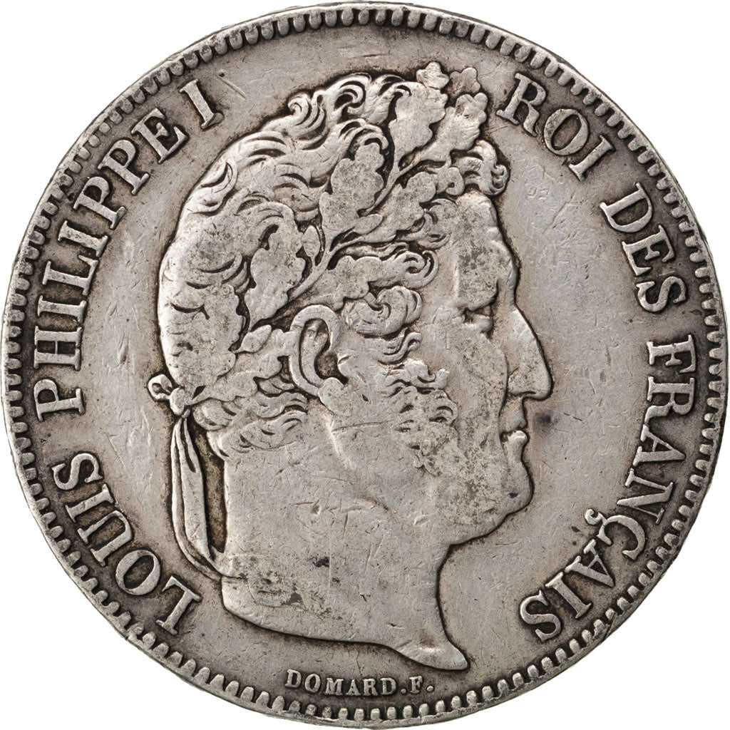 Monnaie, France, Louis-Philippe, 5 Francs, 1834, Nantes, TTB, Argent, KM:749.12