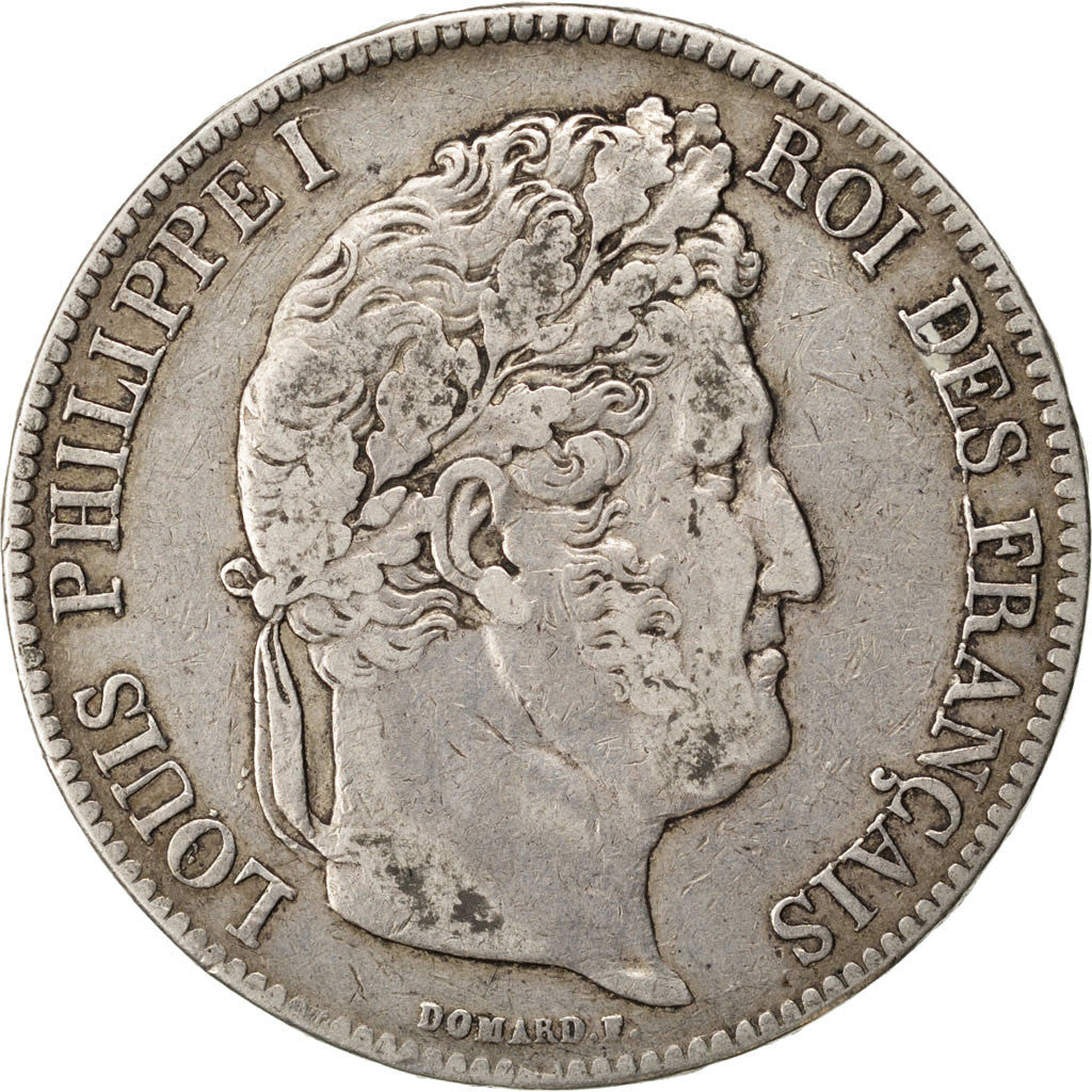 Munten, Frankrijk, Louis-Philippe, 5 Francs, 1935, Paris, FR+, Zilver