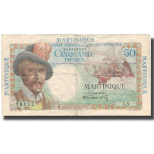 Martynika, 50 Francs, Undated (1947-49), Undated, VF(20-25), KM:30a