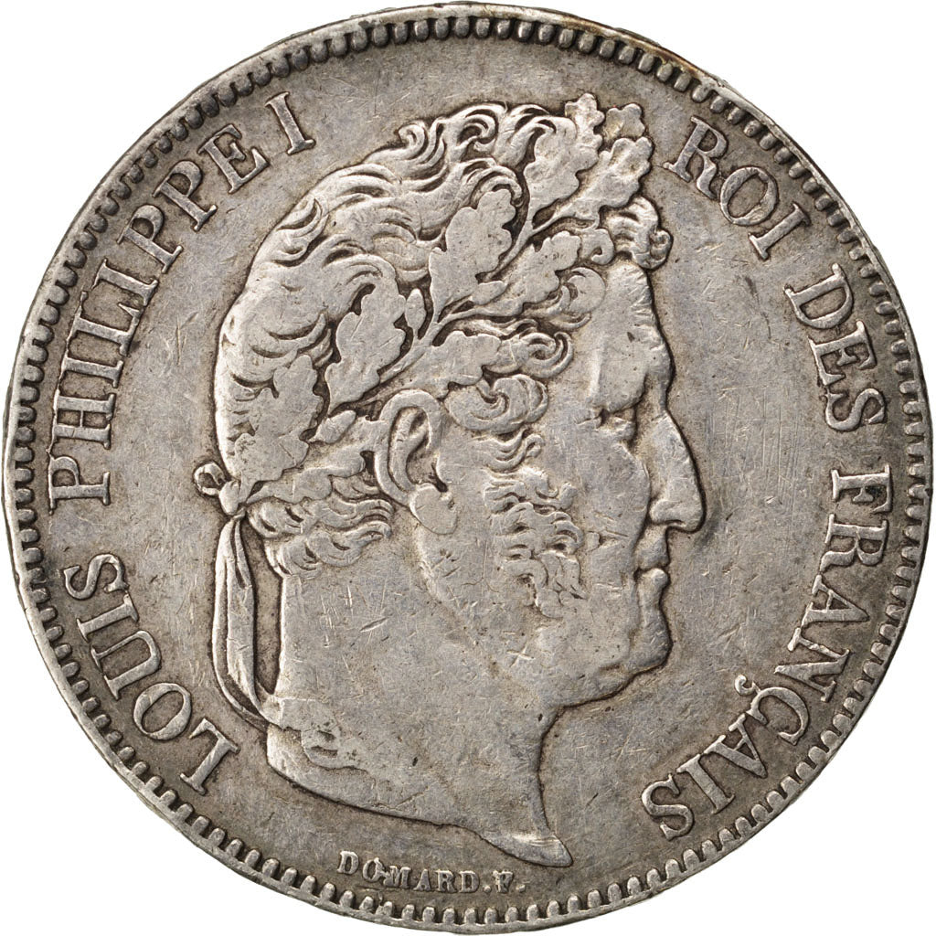 Monnaie, France, Louis-Philippe, 5 Francs, 1836, Bordeaux, TTB, Argent