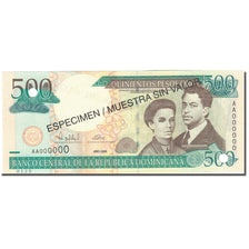 Nota, República Dominicana, 500 Pesos Oro, 2000, 2000, Espécime, KM:162s