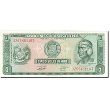 Banknote, Peru, 5 Soles De Oro, 1974, 1974-05-16, KM:99c, UNC(64)