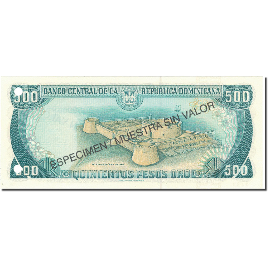 Banknote, Dominican Republic, 500 Pesos Oro, 1997, 1997, Specimen, KM:157s1
