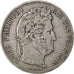 Moneta, Francia, Louis-Philippe, 5 Francs, 1839, Rouen, MB, Argento, KM:749.2
