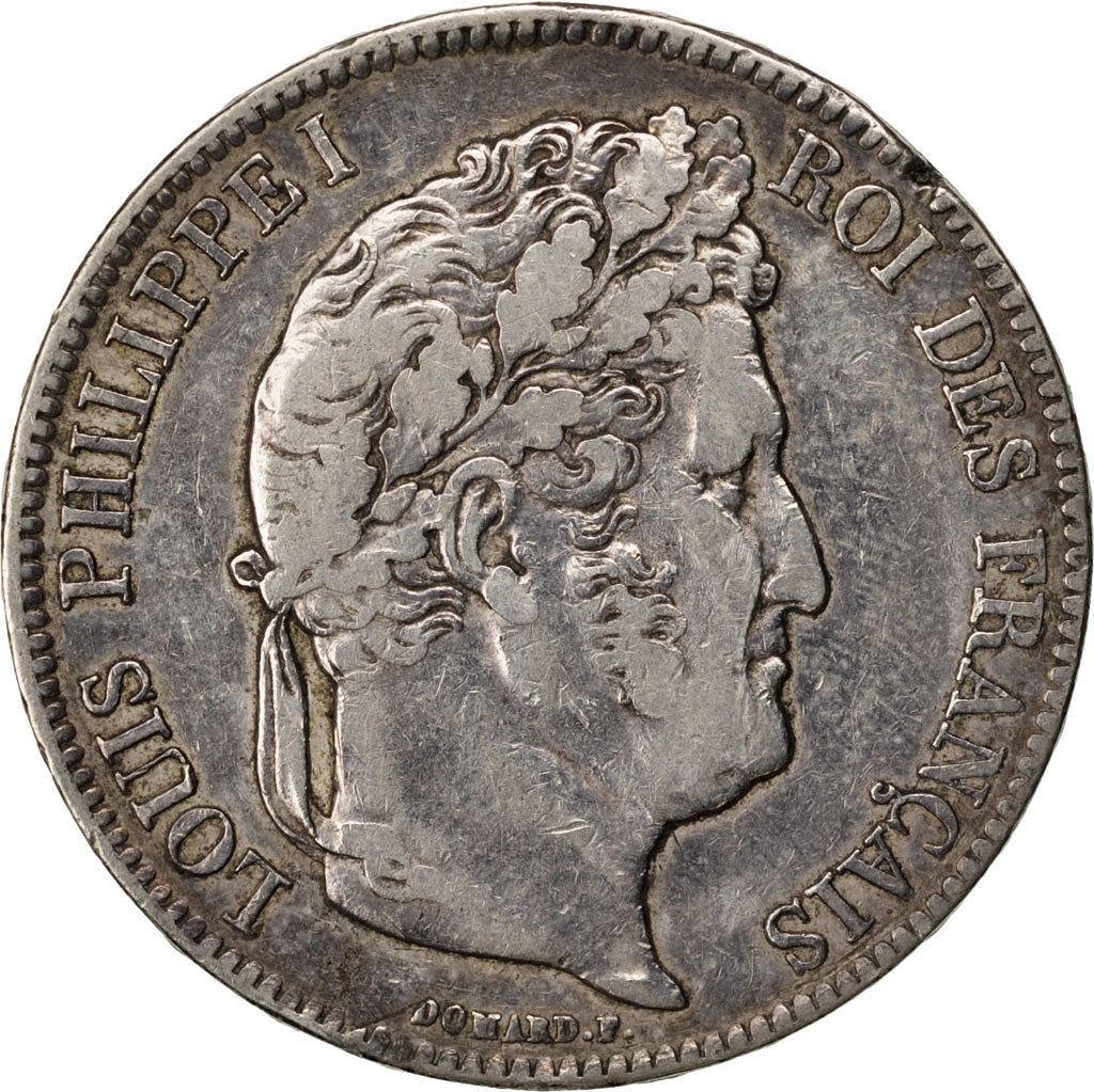 Münze, Frankreich, Louis-Philippe, 5 Francs, 1840, Paris, S+, Silber, KM:749.1