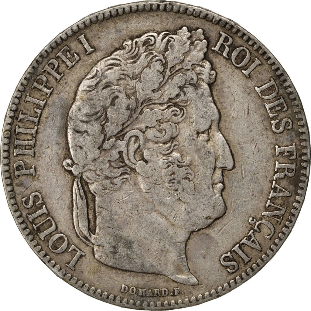 Münze, Frankreich, Louis-Philippe, 5 Francs, 1840, Rouen, S+, Silber, KM:749.2