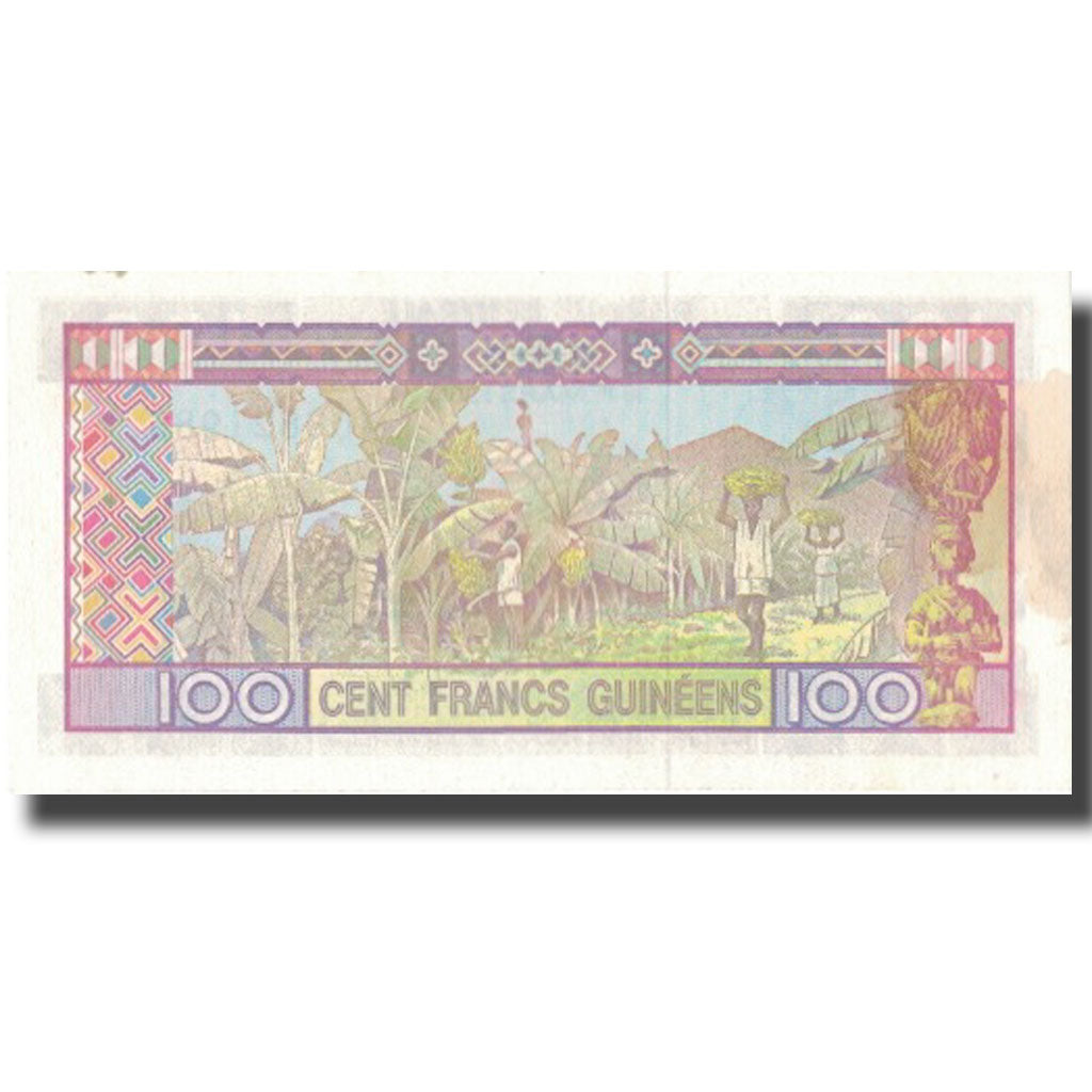 Banknote, Guinea, 100 Francs, 1985, 1985, KM:35a, UNC(63)