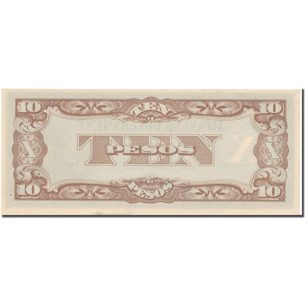 Banknote, Philippines, 10 Pesos, 1942, 1942, KM:108b, EF(40-45)