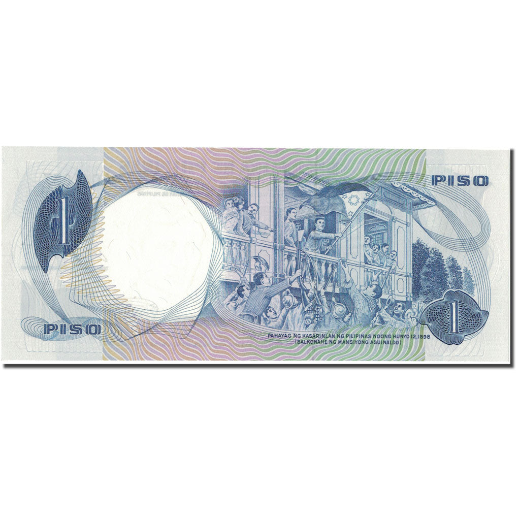 Banknote, Philippines, 1 Piso, undated (1969), KM:142a, UNC(65-70)