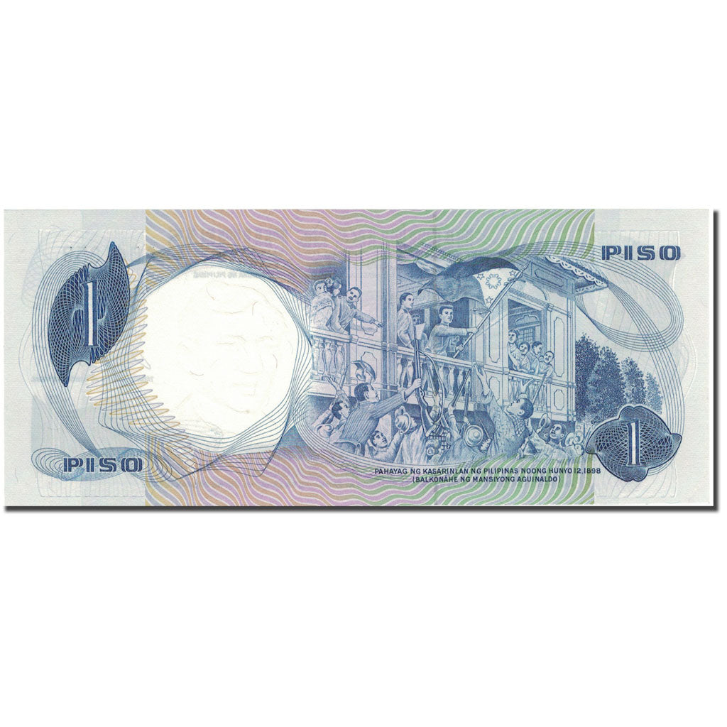 Nota, Filipinas, 1 Piso, undated (1969), KM:142a, UNC(65-70)