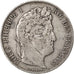 Coin, France, Louis-Philippe, 5 Francs, 1845, Strasbourg, EF(40-45), Silver