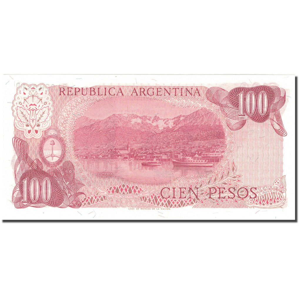 Billete, 100 Pesos, Undated (1976-78), Argentina, KM:302a, SC+