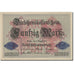 Billet, Allemagne, 50 Mark, 1914, 1914-08-05, KM:49b, TTB+