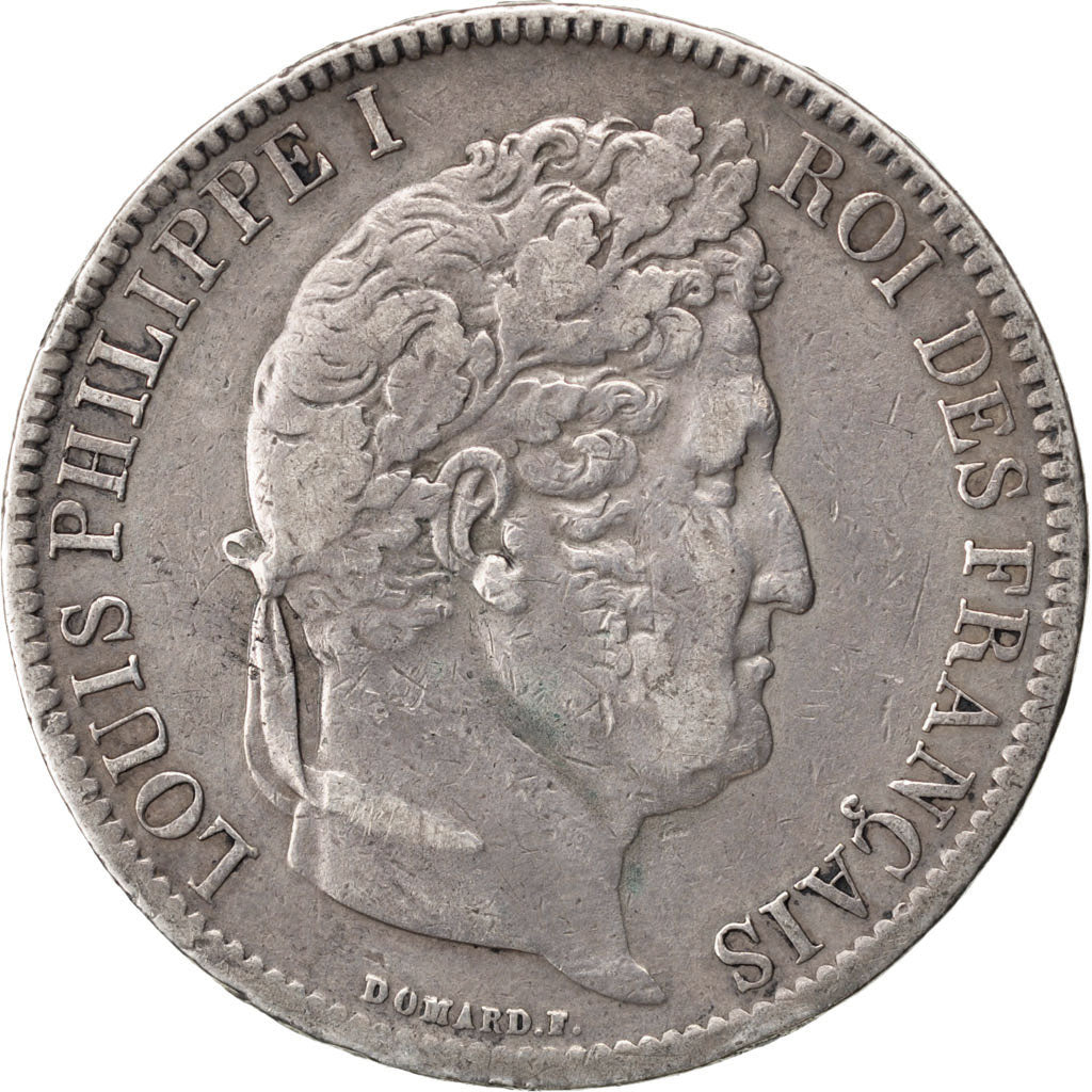 Monnaie, France, Louis-Philippe, 5 Francs, 1831, Rouen, TTB, Argent