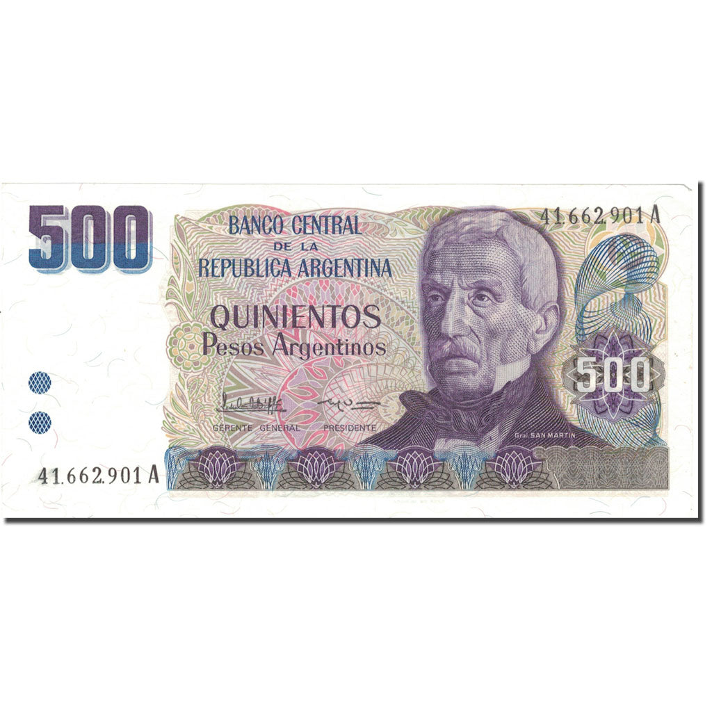 Billete, 500 Pesos Argentinos, UNDATED (1984), Argentina, KM:316a, EBC
