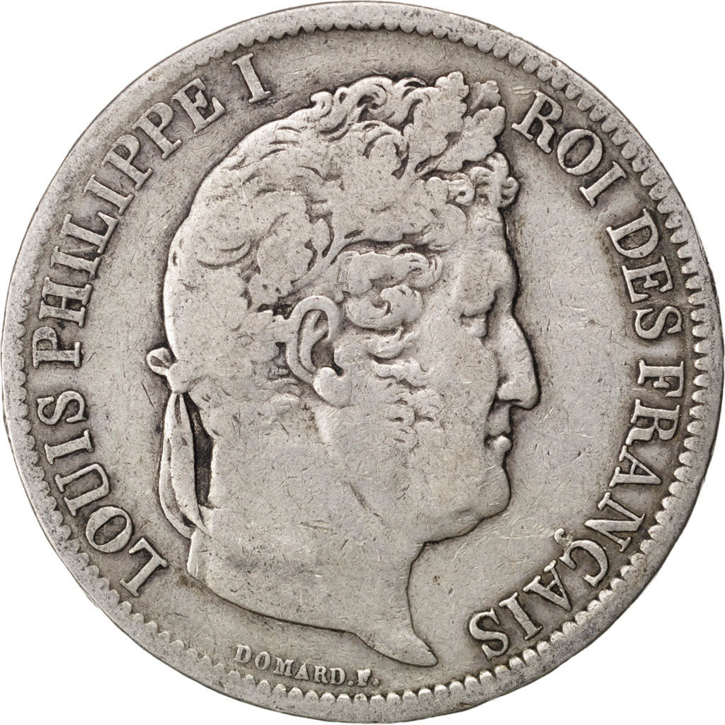 Münze, Frankreich, Louis-Philippe, 5 Francs, 1831, Marseille, S, Silber