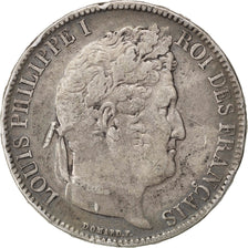Coin, France, Louis-Philippe, 5 Francs, 1831, Lille, VF(30-35), Silver